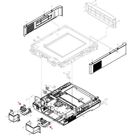 HP IR4044-SNVNR Complete Scanner Base Assembly