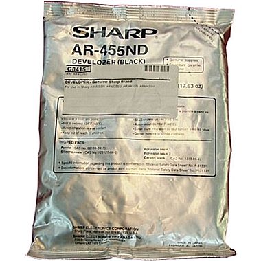OEM Sharp Developer - Black, AR-455ND