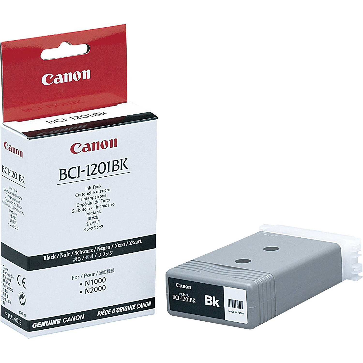 OEM Canon BCI-1201BK Ink Cartridge - Black