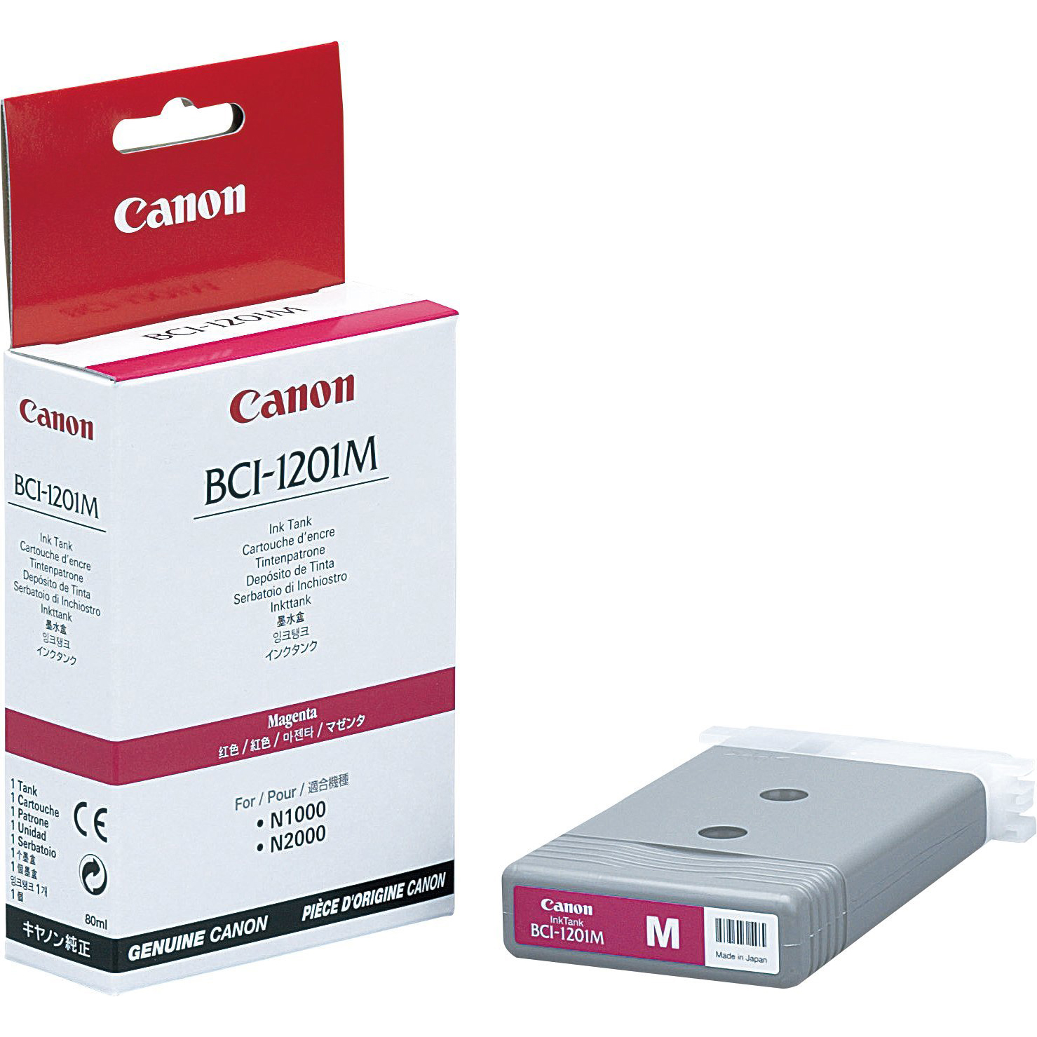 OEM Canon BCI-1201M Ink Cartridge - Magenta