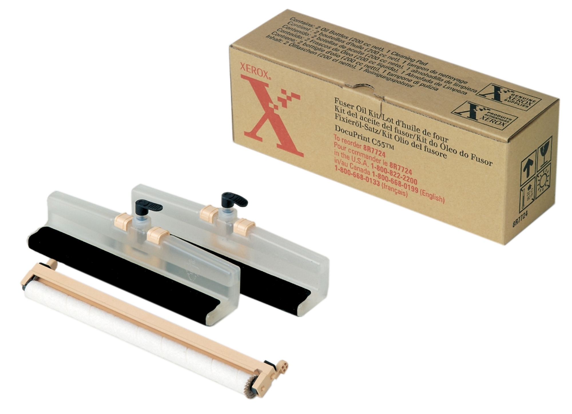 Xerox 8R7724 Fuser Oil / Agent Silicon, (008R07724)