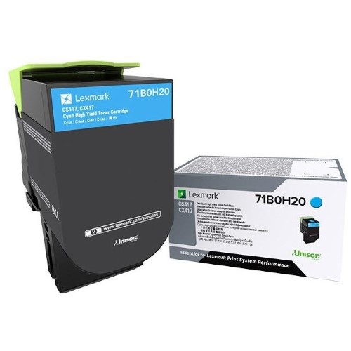 OEM Lexmark 71B0H20 Toner Cartridge - Cyan