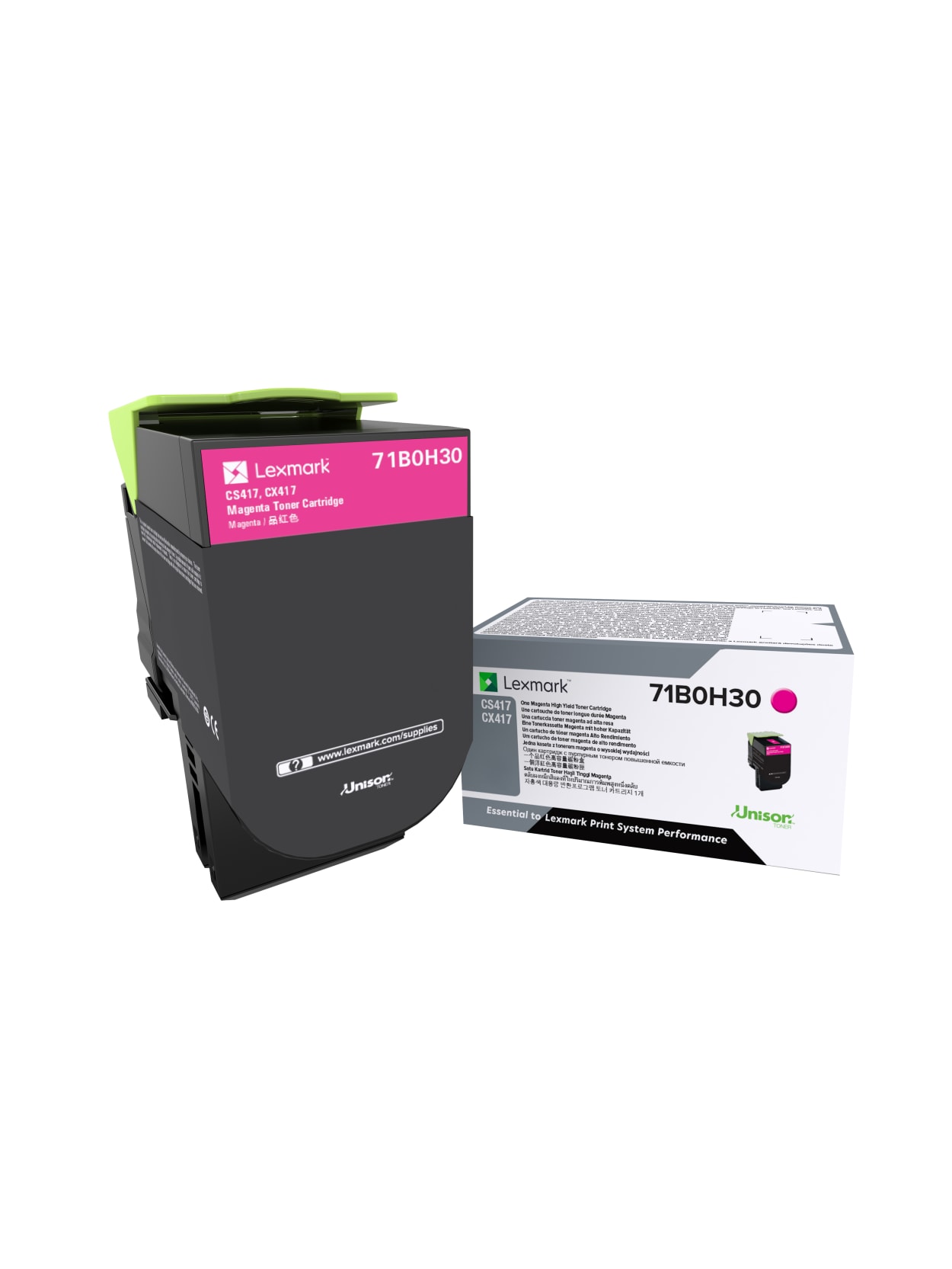 OEM Lexmark 71B0H30 Toner Cartridge - Magenta