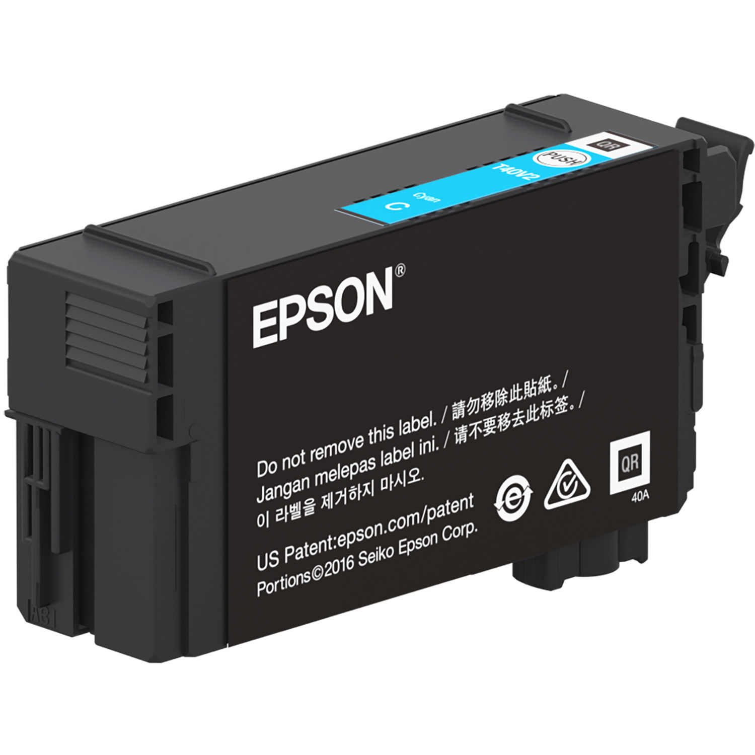 OEM Epson T40V Ink Cartridge - Cyan
