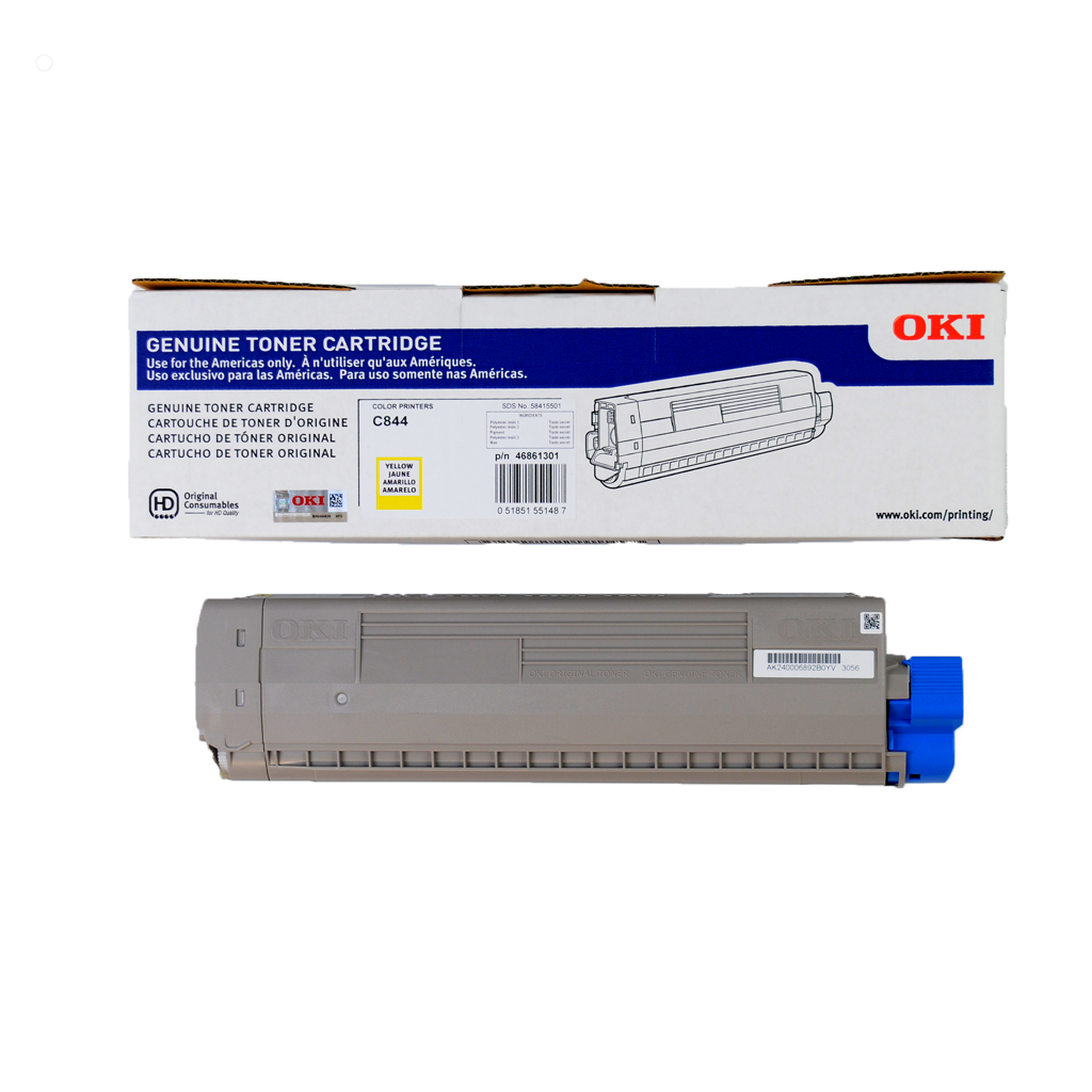 OEM Okidata 46861301 Toner Cartridge - Yellow