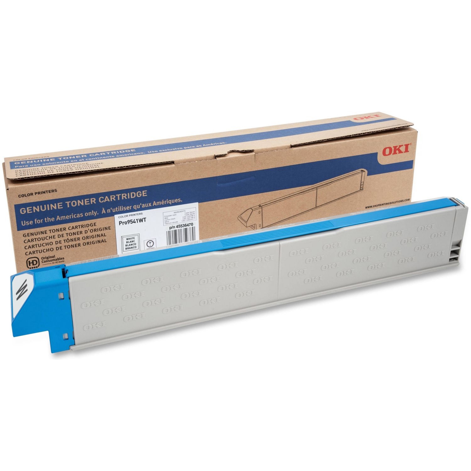 OEM Okidata 45536470 Toner Cartridge - White