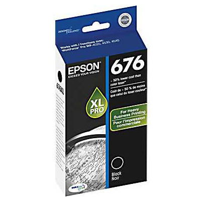 OEM Epson T676XL120 Ink Cartridge - Black
