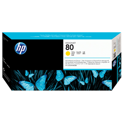 OEM HP 80 Ink Cartridge - Yellow