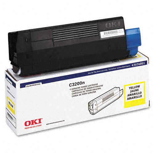 OEM Okidata 43034801 Toner Cartridge - Yellow