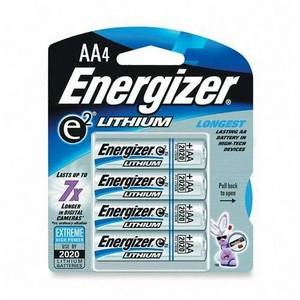 Energizer L91BP-4 Batteries Lithium AA4PK