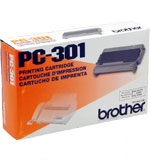 Brother PC-301 Thermal Film Ribbon - Black, (PC301)