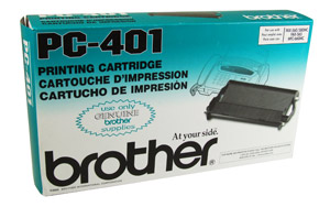 Brother PC-401 Thermal Film Ribbon - Black, (PC401)