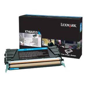 OEM Lexmark X746A2CG Toner Cartridge - Cyan