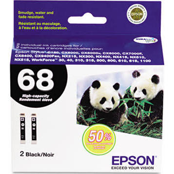 OEM Epson T068120-D2 Ink Cartridge - Black