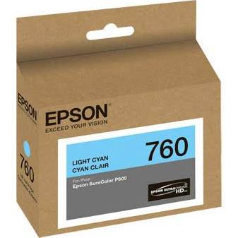 OEM Epson T760520 Ink Cartridge - Light Cyan