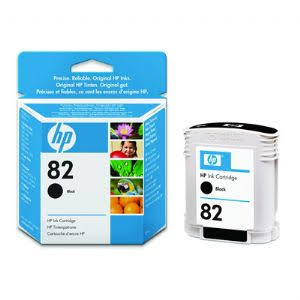 OEM HP 82 Ink Cartridge - Black