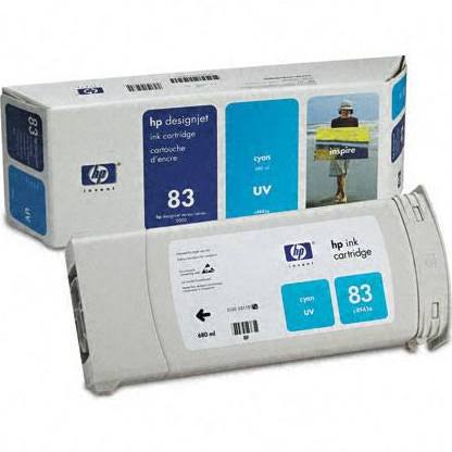 OEM HP 83 Ink Cartridge - Cyan