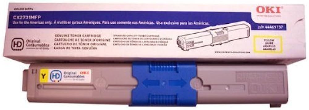 OEM Okidata 44469737 Toner Cartridge - Yellow