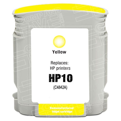 Compatible HP 10 Ink Cartridge - Yellow