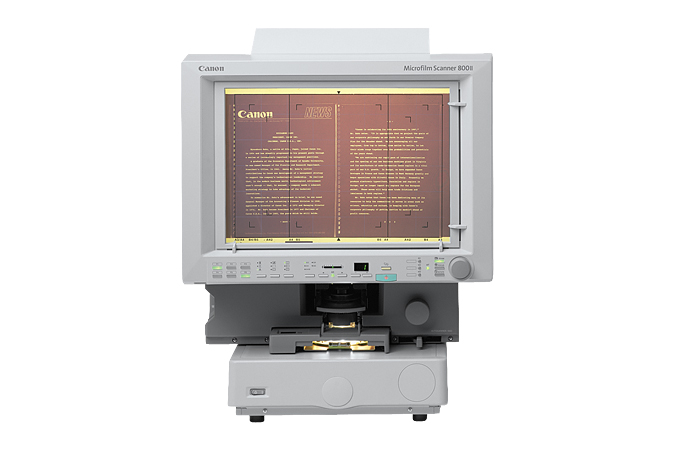 New Canon Microfilm Scanner 800II  Scanner