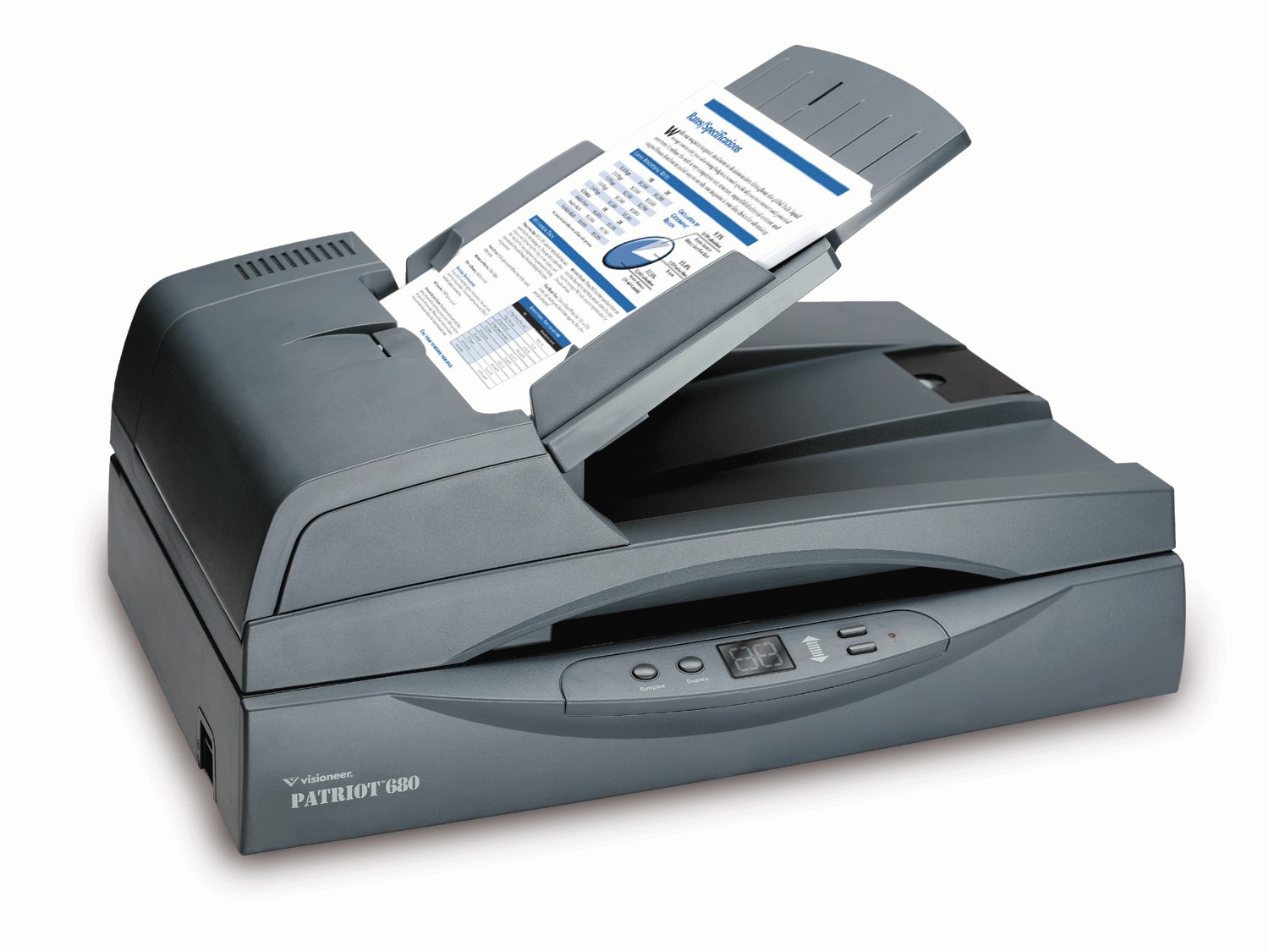 Visioneer Patriot 680  Flatbed Scanner Demo
