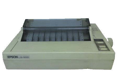 Epson LQ-500 Mono DOT Matrix Printer Demo