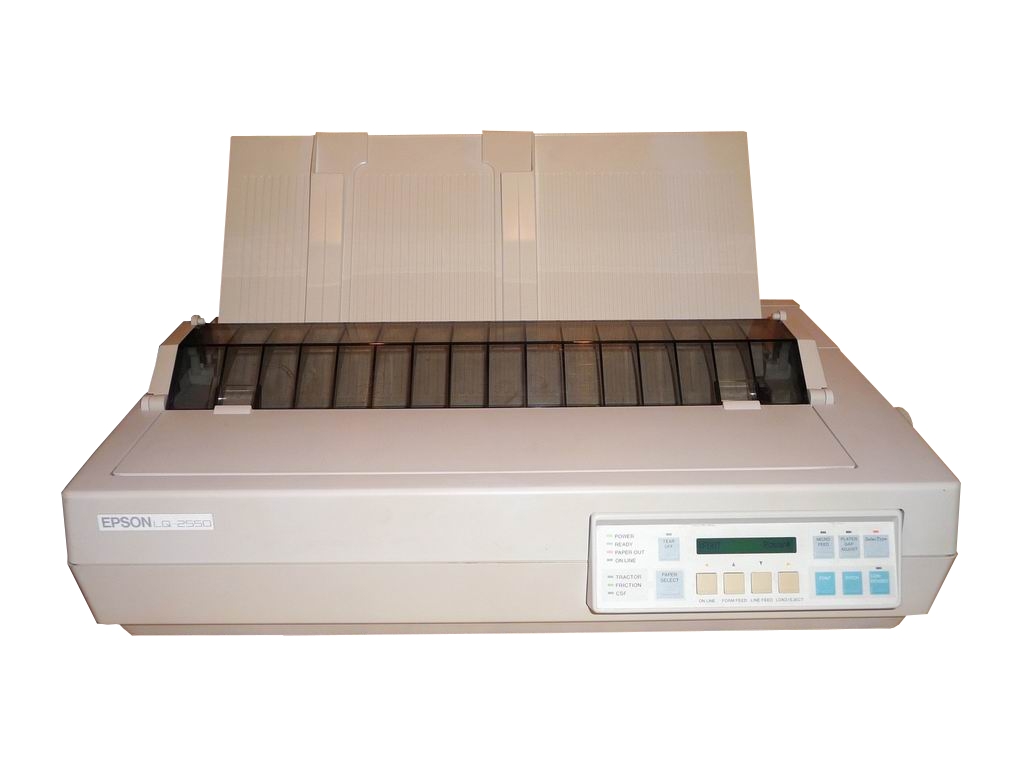 Epson LQ-2550 Mono DOT Matrix Printer Demo