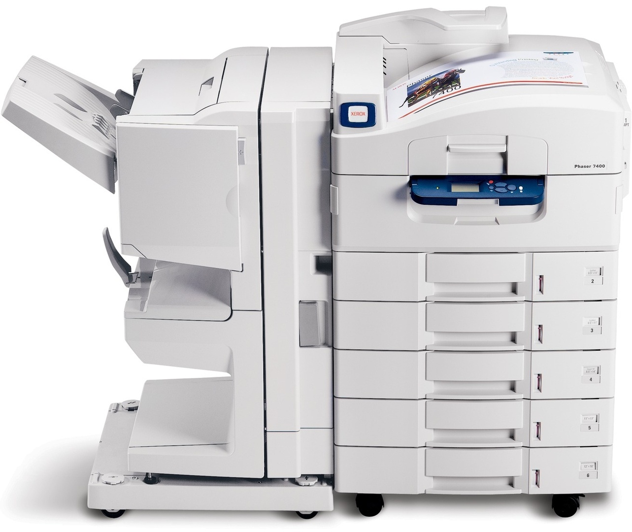 Xerox Phaser 7400/DXF Color Laser Printer Demo