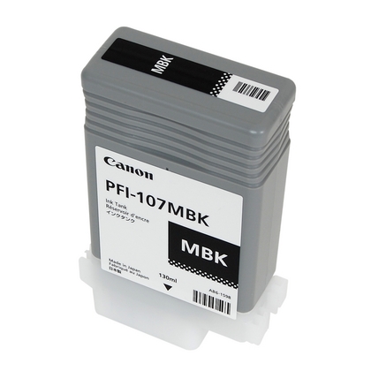 Compatible Canon PFI-107MBK Ink Cartridge - Matte Black